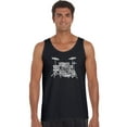 thumbnail image 1 of LA Pop Art Men's Word Art Tank Top - Drums, 1 of 2