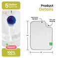 thumbnail image 3 of Improvia Washable Bed Pads for Incontinence, Waterproof Reusable, 18 x 24 in, 4-Pack (White & White), 3 of 8