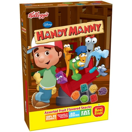 Kellogg's Disney Handy Manny Assorted Fruit Flavored Snacks, 10ct
