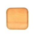 thumbnail image 2 of Riguas Storage Tray Multipurpose 4 Shapes Solid Wood Square Rectangle Round Ellipse Dinner Breads Plate Home Supplies, 2 of 8