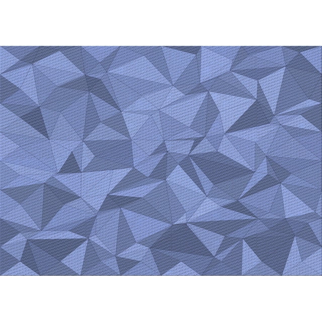 Ahgly Company Tapis d'Intérieur Lavables en Machine, Rectangle de Transition Bleu Ciel, 2' x 3'