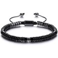 thumbnail image 1 of GHSDFBB Natural Stone Beads Bracelet Healing Crystal Adjustable Handmade Braided Rope Gemstone Bracelets for Men, 1 of 7
