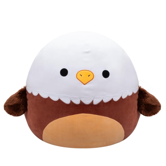 Squishmallows Original 20-Inch Edward Bald Eagle with Fuzzy Wings - Official