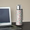thumbnail image 5 of Design Pattern 20oz Stainless Steel Thermal Bottle with Tea Filter and Cup Lid, Vacuum Insulated Coffee Mug with 316L Inner Liner, Leakproof Travel Thermos for Office, Commute & Outdoor, 5 of 7