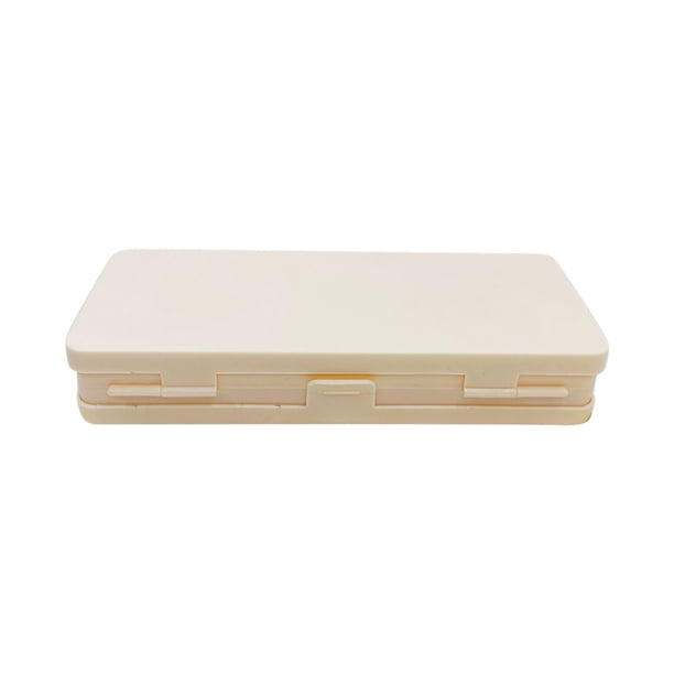 Estuche Para Lápices De Doble Capa De Color Liso. Estuche Para Lápices Transparente. Estuche Para Lápices De Plástico Transparente De Doble Capa Con 5 Compartimentos. Organizador Con Cierre A Pres