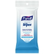 (Pack of 6) PURELL Hand Sanitizing Wipes, Clean Refreshing Scent, 20 Ct Travel Pack