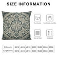 thumbnail image 5 of COMIO Boho Ethnic Pillow Covers  Bohemian Carpet Throw Pillows For Couch Navy Blue Grey Geometric Floral Decorative Pillow Cases Farmhouse Home Decor For Sofa Porch Patio Bed Room Outdoor, 5 of 5