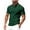 Army Green, variant on Men Ball Uniform Fashion Casual Button Lapel Short Sleeve
