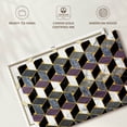 thumbnail image 6 of Elephant Stock Gradient Geometric Cubes Wall Art - Horizontal Canvas Wall Art - Living Room Wall Decor - Abstract Canvas - Black And Gray Decor - 12" x 8", 6 of 8