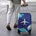 thumbnail image 4 of Blue Sky Aeroplane Travel Suitcase Cover - Washable Luggage Cover Elastic Anti-Scratch Suitcase Cover Fits 18-20in Luggage Cover, 4 of 6