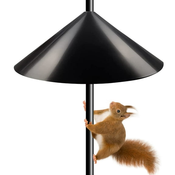 New Squirrel Proof Baffle, Wrap Around Bird House Squirrel Guard Baffle Protect Outside Hang Bird Feeders and Pole Mount from Raccoon Squirrels Rodents (12inch)