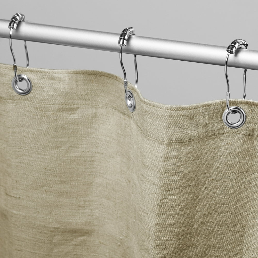 Bean Products Hemp Shower Curtain (Natural), [70" x 74"] All Natural