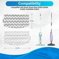 thumbnail image 4 of KEEPOW S1000WM Steam Mop Pads Replacement for Shark Vacuum Cleaner S1000 S1000A S1000C S1000WM S1001C, 5 Packs, 4 of 8