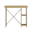 thumbnail image 6 of Mainstays Ardent No Tools Small Space Writing Desk, Euro Oak, 6 of 16