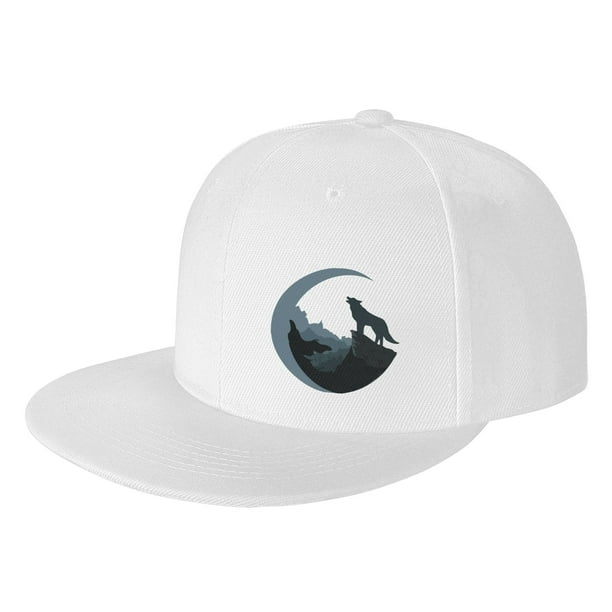 ZICANCN forest Wolf Silhouette Baseball Caps, Trucker Hats for Men