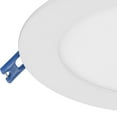 thumbnail image 5 of Everlume Collection 6 in. Satin White LED Low Profile Canless Recessed Downlight, 5 of 11