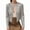 Silver, variant on Womens Sequin Jacket Casual Long Sleeve Front Party Jacket Silver XL