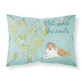 thumbnail image 1 of "Treasures Welcome Friends Collie Printed, Polyester, 250 Thread count, Envelope closure Pillowcase, Standard, Multicolor" Caroline's Treasures BB7584PILLOWCASE, 1 of 1