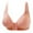 Pink, variant on CFLVAEK Front Closure Bras for Women Plus Size Wireless Bra Comfort Full Coverage Everyday Bralettes Breathable Supportive Bras for Large Bust Beige S