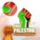 thumbnail image 4 of 2pcs Palestine Flag Colour Fist Metal Badge Pin Badge Lapel Flag Badge-Free Palestine, 4 of 5
