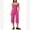 Pink, variant on IBTOM CASTLE Workout Sets for Women Two Piece Halter Sports Bra Matching Wide Leg Capri Pants Gym Work Yoga Pilates Outfits Black