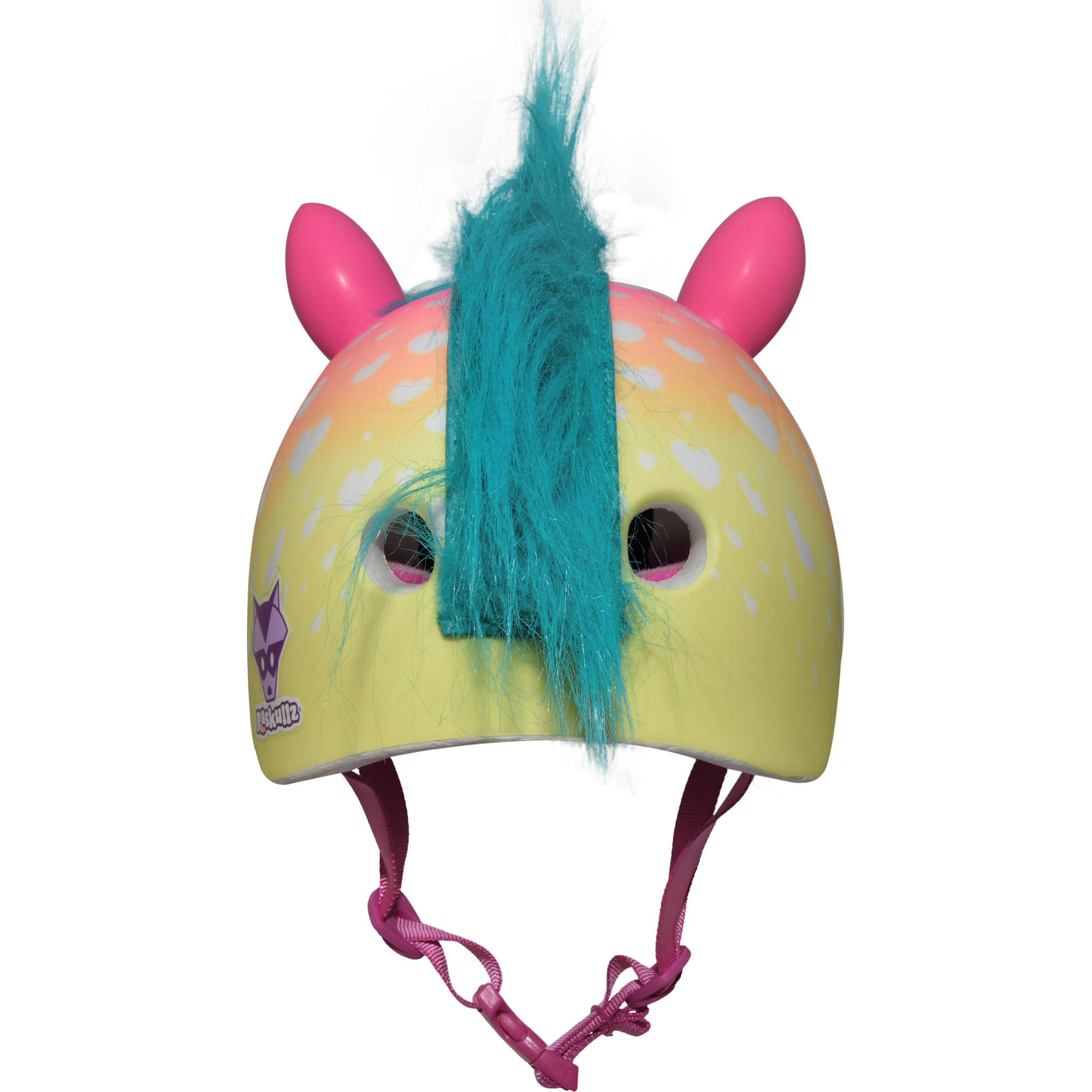 Raskullz Super Rainbow Unicorn Hair Bike Helmet photo 3