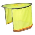 thumbnail image 2 of Visera para casco de seguridad a prueba de sol con bandas reflectantes para el cuello para hombre y mujer Amarillo, 2 of 9