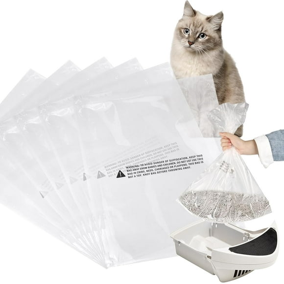 AIR-100 Count Waste Litter Robot Bags,Cat Litter Box Liner Bags Compatible with Litter Bag Robot 3 4 Waste Bags,9-11 Gallons,Cat Litter Automatic robot Liner Bags