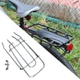 thumbnail image 1 of Portaequipajes trasero para bicicleta, de acero, ligero y resistente, para la parte trasera de la bicicleta 26 pulgadas, 1 of 8