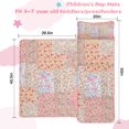 thumbnail image 5 of Pioneer Flower Floral Print Pattern Toddler Nap Mats for Kids Preschool,Sleeping Mat Bag or Kids,Toddler Sleeping Bag,Toddler Nap Mat or Daycare, 5 of 6