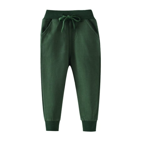 

Little Boy Pants Loose Trousers Girls Boys Toddler Solid Color Sport Trousers Boys Pants Baby Kid Summer