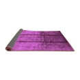 thumbnail image 2 of Ahgly Company Indoor Round Oriental Purple Industrial Area Rugs, 8' Round, 2 of 4