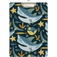 thumbnail image 2 of FMSHPON Funny Shark Fish Clipboard Hardboard Wood Nursing Clip Board and Pull for Standard A4 Letter 13x9 inches, 2 of 7
