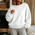 thumbnail image 7 of TGSLY Women's Batwing Long Sleeve Sweatshirt Lightweight Crew Neck Drop Shoulder Fall Tops Relaxed Casual Solid Color Workout Pullovers L, 7 of 7