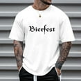 thumbnail image 2 of Tank Tops for Men Sleeveless Workout Athletic Gym Shirts Men's Printing Popular Casual Loose Round Neck Short Sleeved T Shirt, 2 of 4