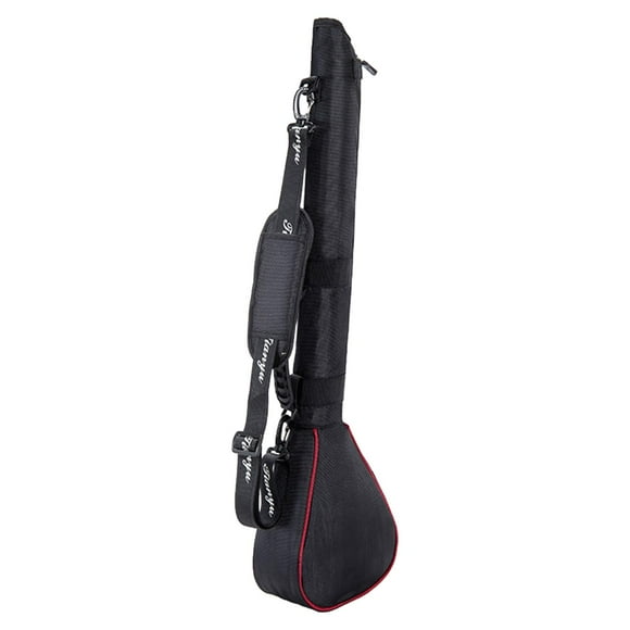 Bolsa de viaje para golf, bolsa para palos de golf, organizador portátil, bolsa de golf ligera. Negro con rojo