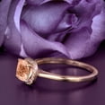 thumbnail image 3 of Dazzling Halo 1.55 Carat Cushion Cut Morganite And Diamond Moissanite Engagement Ring, Wedding Ring in 925 Sterling Silver With Plain 18k Rose Gold Plating Shank Gift For Her, Anniversary Ring, 3 of 3