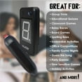thumbnail image 2 of Digital Energy Wireless Game Buzzer System with Console and 4 Joystick Buzzers for Trivia, Quiz, Classroom and Party Games, 2 of 4