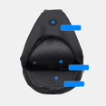 thumbnail image 4 of Crossbody Bag Sling Backpack Lightweight Water-Resistant,Headphone Hole Adjustable Strap,for Men Women,for Daily Use Travel Outdoor, 4 of 5