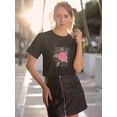 thumbnail image 2 of Rose Love Shaped T-Shirt Women -Image by Shutterstock, Female Small, 2 of 4