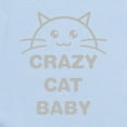 thumbnail image 2 of CafePress - Crazy Cat Baby Body Suit - Baby Light Bodysuit, Size Newborn - 24 Months, 2 of 4