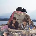 thumbnail image 5 of Mantas Kpop Star Stray Kids Singer Idol de franela para primavera/otoño, mantas ultrasuaves para ropa de cama, mantas para dormitorio, 5 of 5