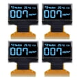 thumbnail image 4 of Pantalla LCD orgánica, 4 piezas Pantalla LCD de luz orgánica de 0,96 pulgadas Pantalla LCD de diodo emisor de luz orgánica Parte superior de la línea, 4 of 14