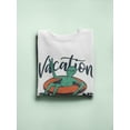 thumbnail image 3 of Alien Vacation Mood On Sweatshirt Men -Image by Shutterstock, Male Medium, 3 of 4