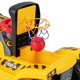 thumbnail image 5 of Costway Los niños eléctricos 6V montan en el tractor del juguete del juego de simulación de la excavadora con el aro de baloncesto, 5 of 6