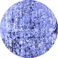 thumbnail image 1 of Ahgly Company Indoor Round Oriental Blue Industrial Area Rugs, 8' Round, 1 of 4