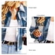 thumbnail image 5 of Chaqueta corta a cuadros para mujer, chaqueta corta a cuadros con bolsillo, chaqueta informal para mujer, abrigo tipo camisa de manga larga para mujer, experiencia incomparable, 5 of 6