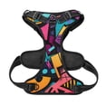 thumbnail image 3 of Bingfone Vibrant Graffiti Urban Art No Pull Dog Vest Harness for Small Medium Large Dogs Strap for Puppy Walking,Training,Dog Harness-Large, 3 of 7