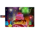 thumbnail image 3 of PKQWTM Happy Birthday Paper Sign Over Confetti Holiday Book Cover Book Protector Book Sleeve Book Pouch Book Bag 6x9 inch, 3 of 4