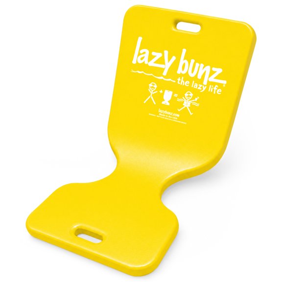 Open Box TRC Lazy Bunz Foam Water Saddle Swimming Pool Lounger Float, Yellow